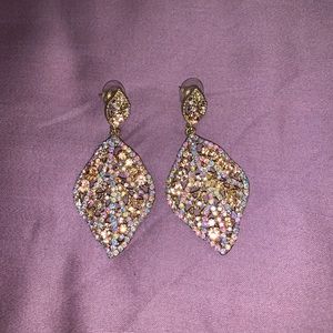 Rose gold earadecent earrings